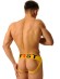Эротические трусы для мужчин Fist Logo Jock • Yellow, желтые джоки для секса
